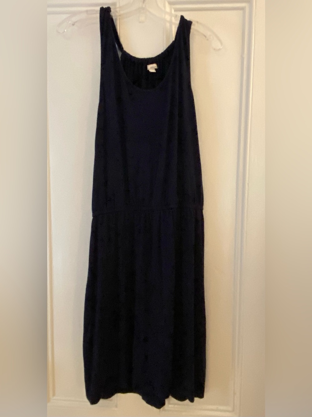 GAP Dress Women’s L Black sleeveless midi dress Summer Modal Blend Beach pool